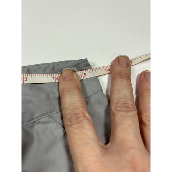 Guess Parachute Utility Pants Light Grey Size 29 Wide Leg Drawstring Pockets - Picture 5 of 12